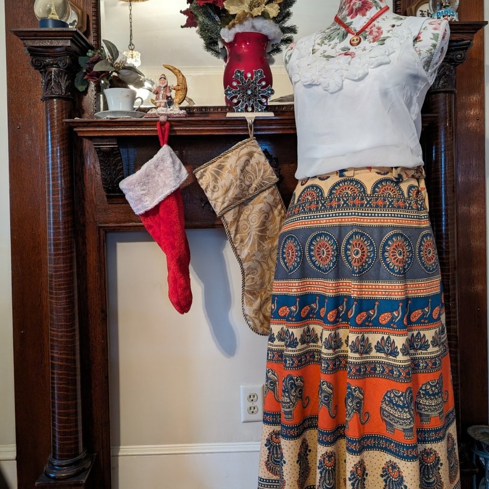 Cotton Wrap Skirt